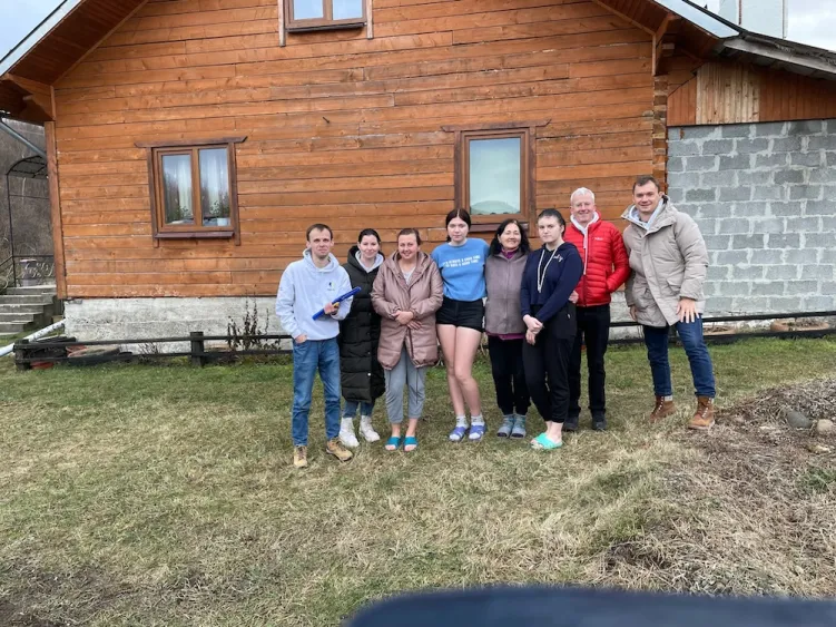 Group of people standing outside