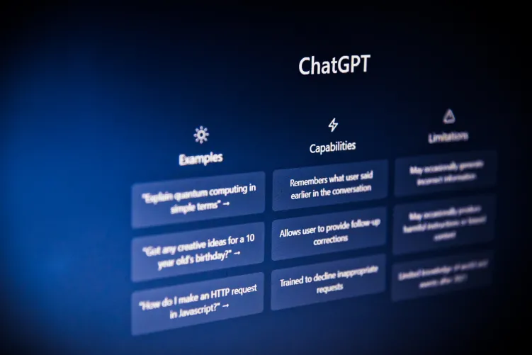 ChatGPT screenshot